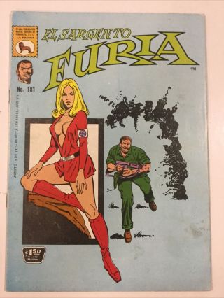 1973 Spanish Comic El Sargento Furia 181 Sgt Fury La Prensa Mexico EspaÑol