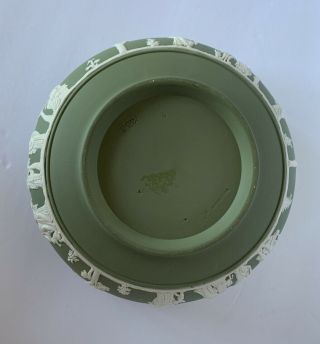 Wedgewood Jasperware Green Classical Console Bowl Perfect 3