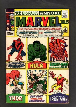 Marvel Tales Annual 1 1964 1st Aunt May Vg/dn
