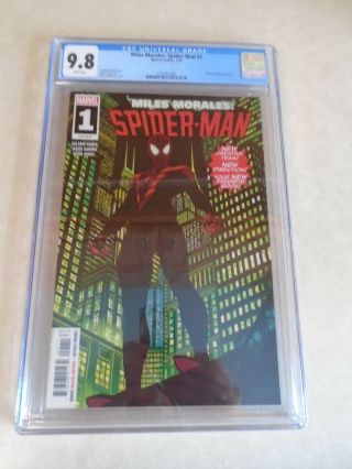 Miles Morales Spider - Man Comic Book Issue 1.  Cgc Graded 9.  8.