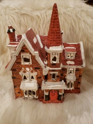 Dept 56 Snowhouse Series Parsonage Vintage Christmas Ceramic 5029 - 6