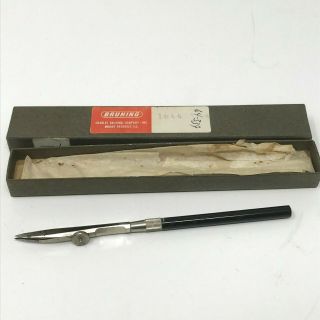 Charles Bruning Company ruling pen drafting tool Vintage 2