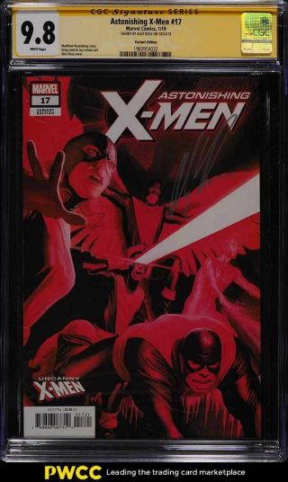 2019 Marvel Comics Astonishing X - Men 17 Alex Ross Auto Ss Cgc 9.  8