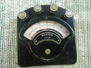 Weston Model 280 Volt - Ammeter Steampunk Dieselpunk Ww1 Era