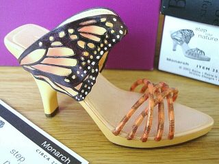 Just The Right Shoe - Monarch,  One Of Four In The Butterfly Series