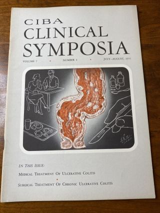 Ciba Clinical Symposia Vol.  7 4 1955 Dr.  Frank Netter Illustrations Vintage