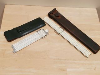 2 Vintage Keuffel Esser Co Scales/rulers Drafting Tools 4181 - 1 And N 4053 - 3