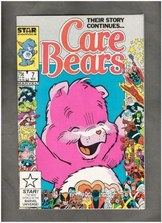 Care Bears 7 Marvel Star 1986 Vf