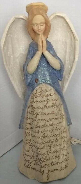 Foundations By Enesco The Lords Prayer Angel Night Light 2002 By Karen Hahn