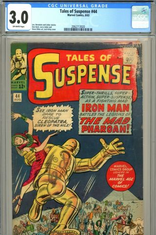 Tales Of Suspense 44 Cgc Graded 3.  0 - Grader Notes Upon Request