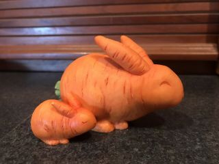 Enesco Home Grown Carrot Rabbits Collectible Figurine Bunnies No Box 4006816