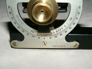 Dietzgen Abney Hand Level and Clinometer Survey Tool & Sight Level 3