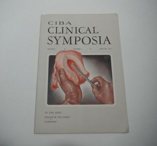 Ciba Clinical Symposia January 1952 Uterus Disease Culdotomy Frank H Netter Md