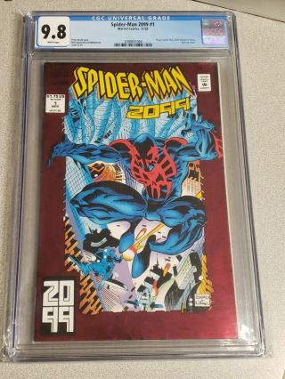 Spiderman 2099 1 Cgc 9.  8 Marvel 1992 Origin Of,  Marvel Comics White Pages