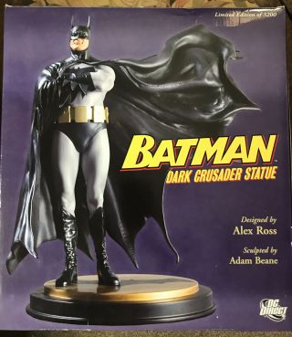 Batman Dark Crusader 12 " Statue 1/6 Scale Limited Edition 2491/3200 Alex Ross