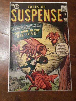 Marvel Comics Tales Of Suspense 32 Stan Lee Man In The Beehive 1962
