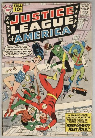Justice League Of America 5 July 1961 Vg