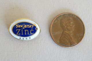 Vintage 10k Jersey Zinc 20 Year Service Award Pin – Mining