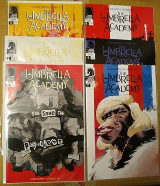 The Umbrella Academy Dallas 1 2 3 4 5 6 Full Set Gerard Way 2008 Netflix Comics