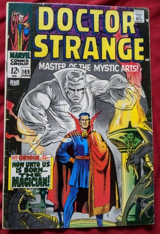 Doctor Strange 169 First Solo Title.  (jun 1968,  Marvel)