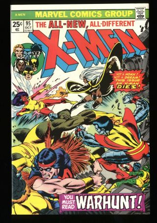 X - Men 95 Fn/vf 7.  0 Death Of Thunderbird Marvel Comics