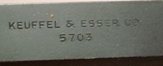 Vintage Keuffel & Esser Co.  5703 Sight Level Surveyors Scope Tool