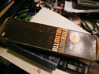 Vintage Pickett N902t All Metal Slide Rule W/case Box & Booklet 10 "
