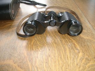 Vintage Steinheil Munchen Germany Binoculars W/ Case 6 X 30 Wwii B17630 Vl