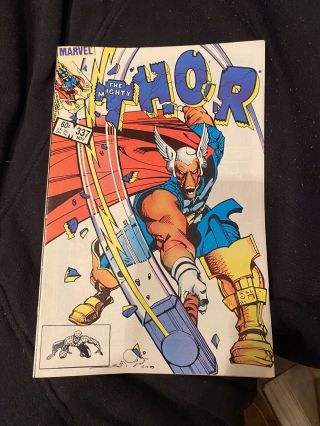 Thor 337 (nov 1983,  Marvel) 1st App Of Beta Rey Bill 9.  2