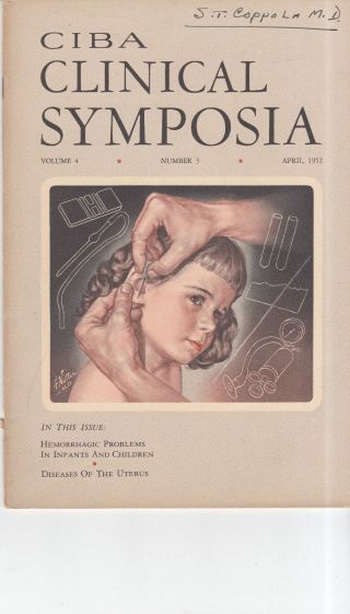 Vintage Ciba Clinical Symposia April 1952