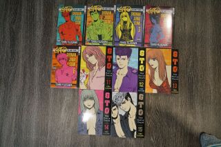 Gto The Early Years Manga Volumes 1,  2,  3,  4,  6,  11 - 15