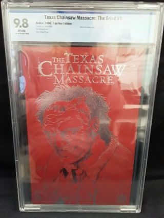 Avatar Texas Chainsaw Massacre: The Grind 1 Leather Variant Cbcs 9.  8 Graded