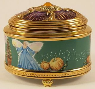 Franklin House of Faberge Cinderella Trinket Music Box 3