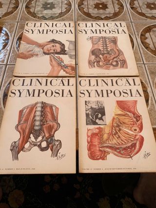 4 Ciba Clinical Symposia 1960 Vol.  12 Nos.  1 - 4 Netter Illust.  Vg