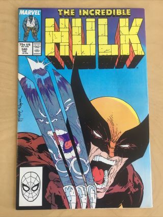 Incredible Hulk 340 (feb 1988,  Marvel) Classic Mcfarlane Cover Key