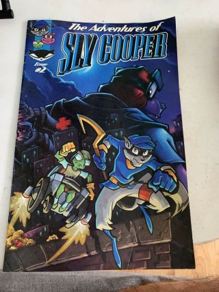 The Adventures Of Sly Cooper Issue 2 2004 Comic Hard To Find Rare