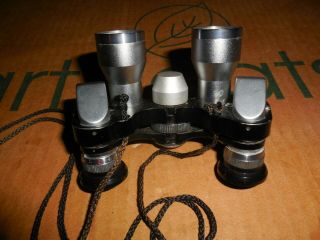 Zenith Vintage Coated Optics Miniature Binoculars 7x18 Field 6.  5