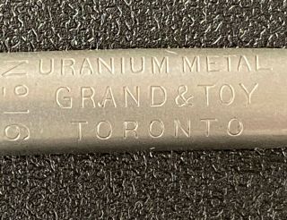 Vintage Uranium Metal Fountain Pen Nib -