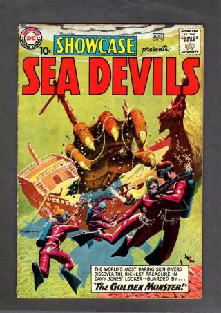 Showcase 27 Dc 1960 1st Sea Devils Fn/vf