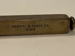 Vintage Keuffel & Esser 5703 Sight Level Surveyor ' s Scope IO 2