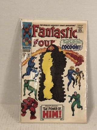 Fantastic Four 67: When Opens The Cocoon (oct.  1967) Marvel Comic