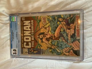 Conan The Barbarian 1 Cgc 3.  0