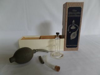 Vintage Glaseptic Nebulizer,  Parke Davis & Co Box,  Medical Device
