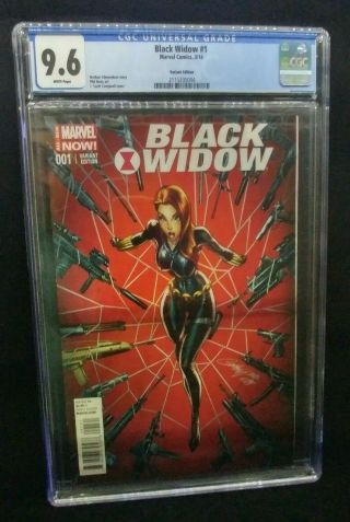 Black Widow 1 (2014,  Marvel) 1:50 J Scott Campbell Variant Cgc 9.  6 (nm, )
