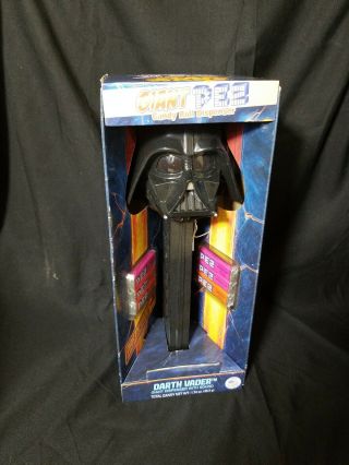 Star Wars Darth Vader Giant 12 " Pez Candy Roll Dispenser With Sound