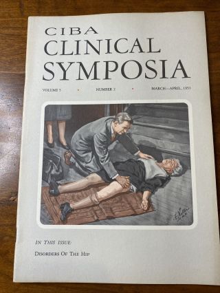 Ciba Clinical Symposia 1953 Vol 5 2 Dr Frank Netter Illustrations Art Vintage