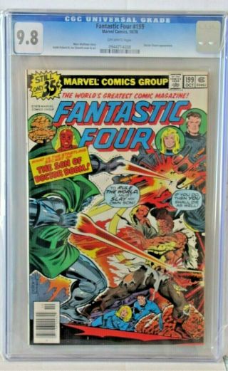 Fantastic Four 199 Cgc 9.  8 White Pages Doctor Doom App.
