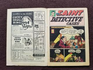 the SAINT DETECTIVE CASES 8 AVON 1950 GOLDEN AGE COMIC NEWSPAPER STRIPS 2