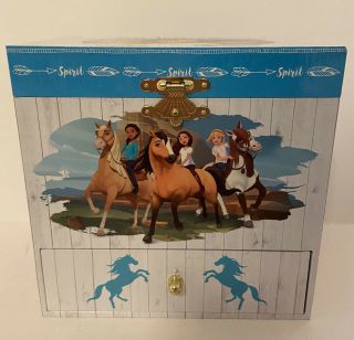 Breyer Spirit Dreamworks Spinning Horse " Home On The Range " Jewelry Music Box