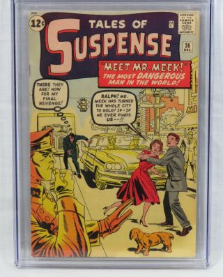 Marvel Comics Tales of Suspense 36 CGC 6.  0 Stan Lee Steve Ditko Jack Kirby 1962 2
